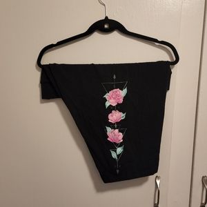 Torrid floral geometric design bike shorts